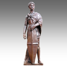 Large Figure Statue Saint George Decoration Bronze Sculpture Tpls-024